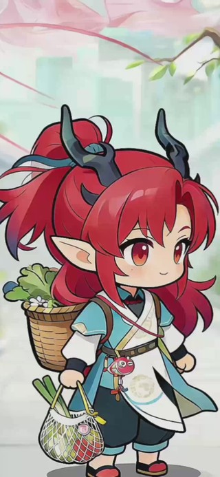 明日方舟余：买菜少年Q版街边