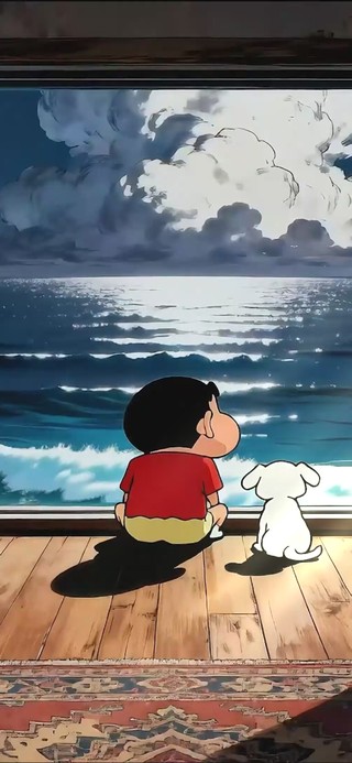 超解压心灵疗愈！小新观海~