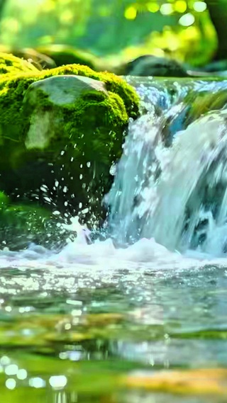 唯美治愈小溪4K