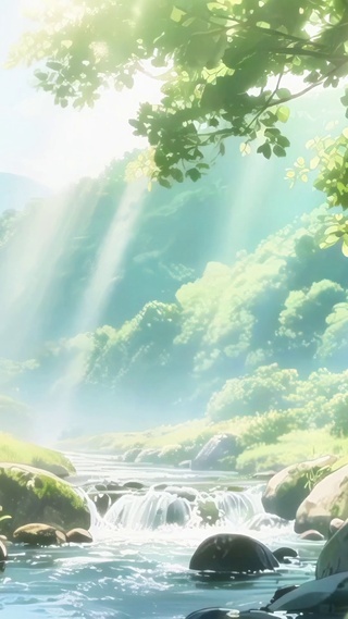 缓缓溪流