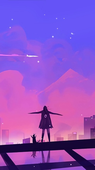 仰望天空