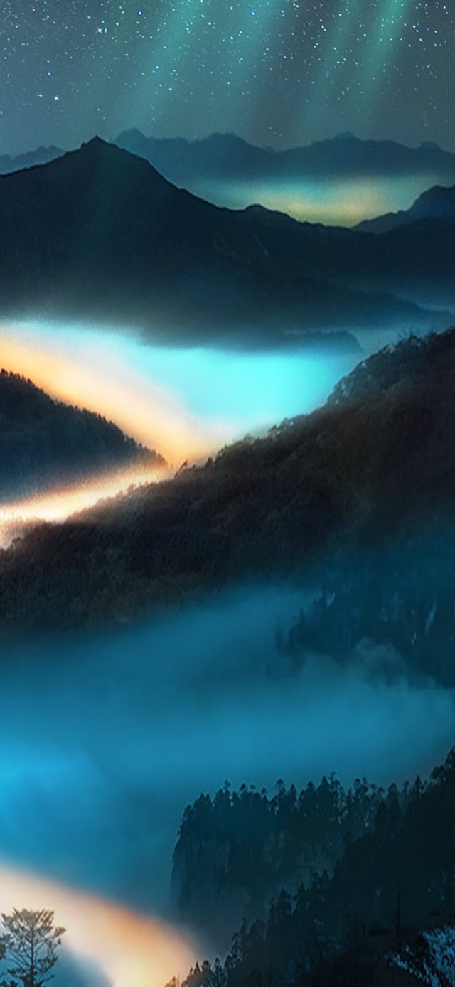 唯美山间云雾(风景手机动态壁纸) - 风景手机壁纸下载 - 元气壁纸