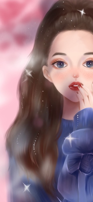 插画女孩