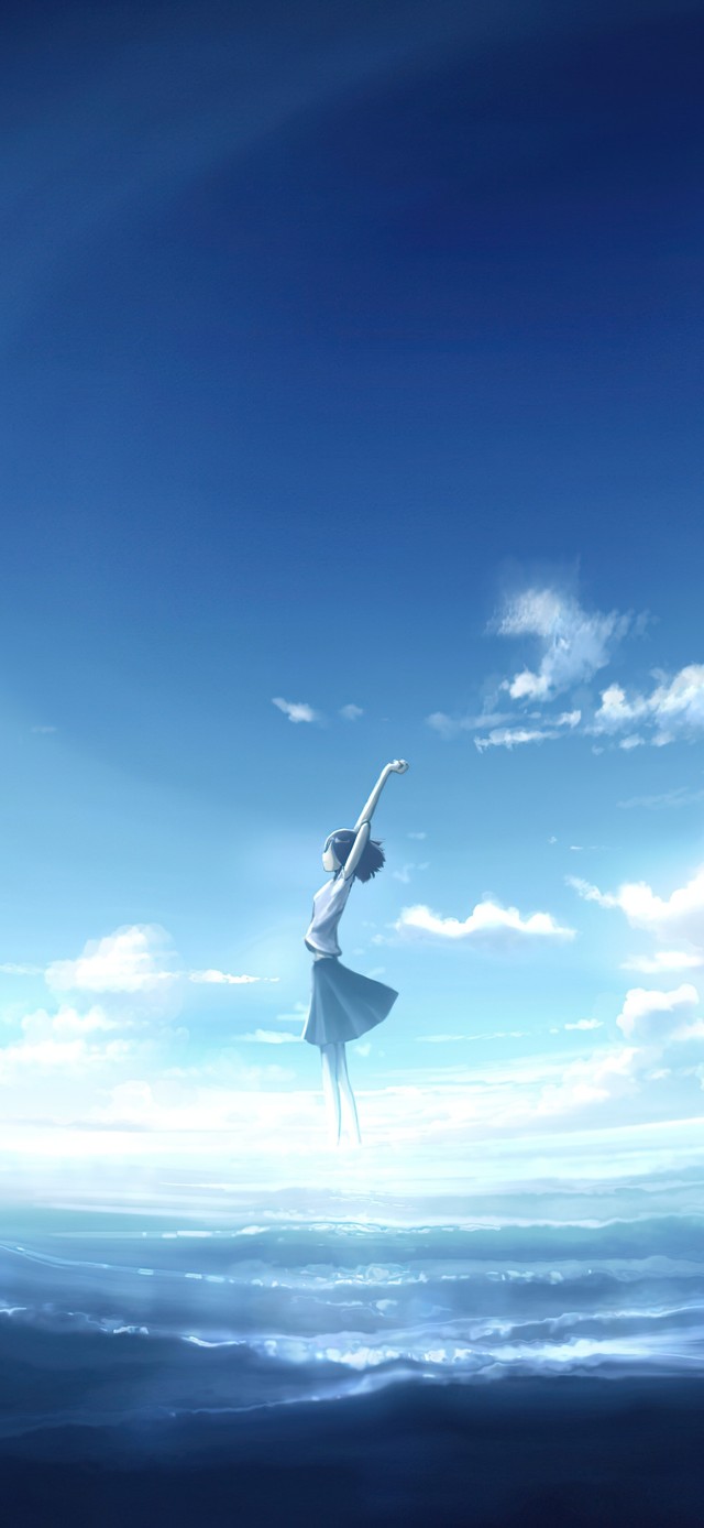 4k唯美天空之海