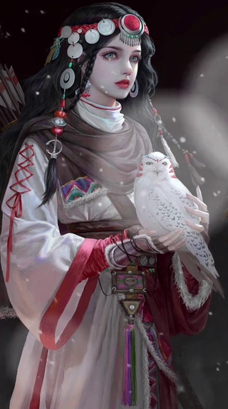 高清鹰之女神