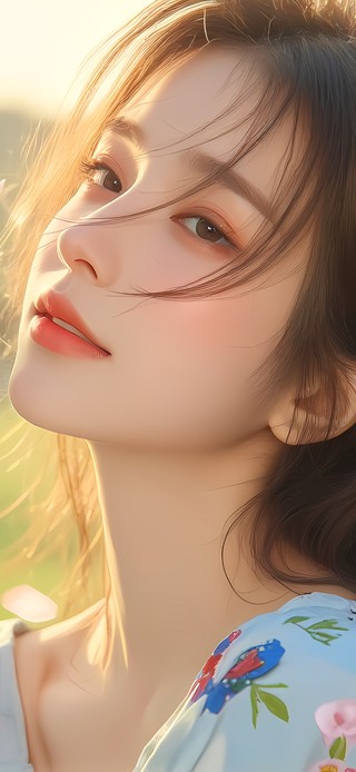 阳光可爱女孩
