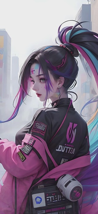 赛博朋克少女