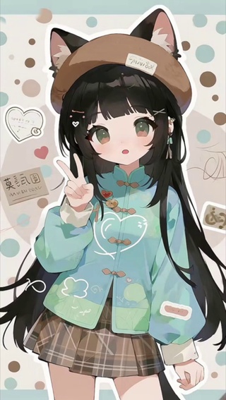 可爱的女孩