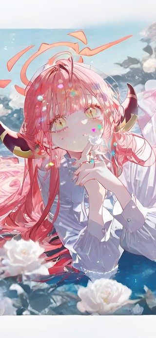 陆八魔爱露-4k插画