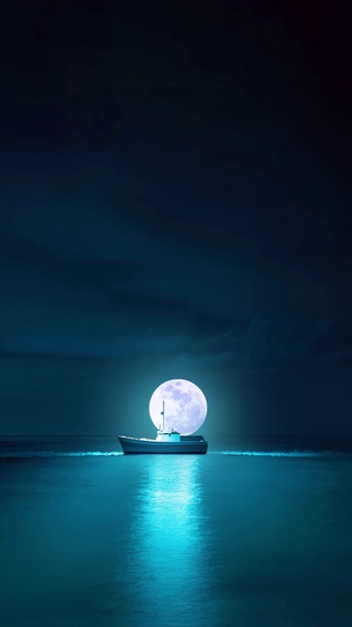 海上夜色