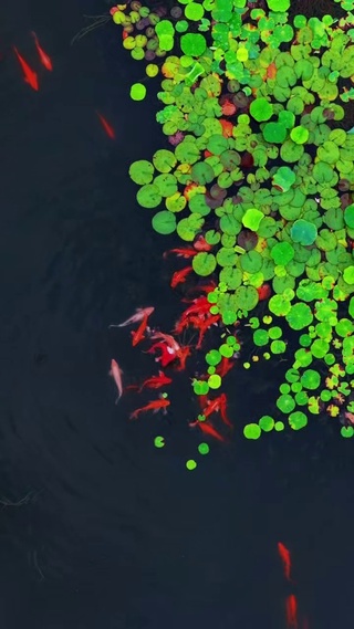 红鲤绿荷