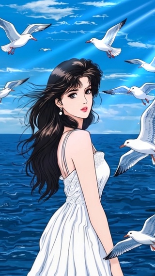 海边女孩