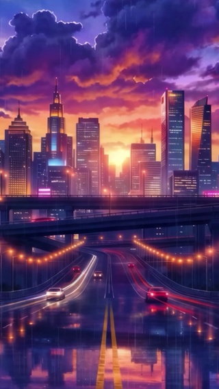 雨夜都市
