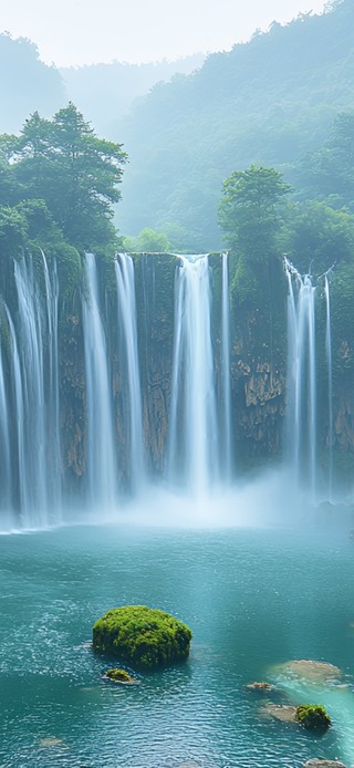 碧潭飞瀑