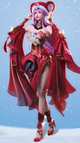 红衣少女