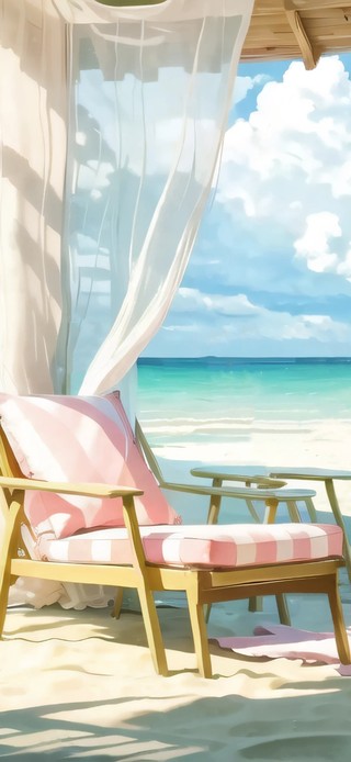 夏日度假海滩