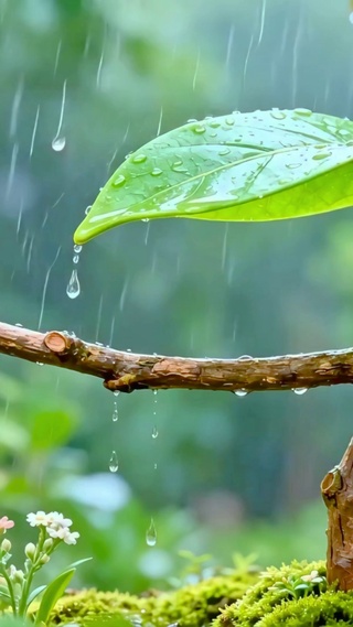 护眼治愈小雨4K
