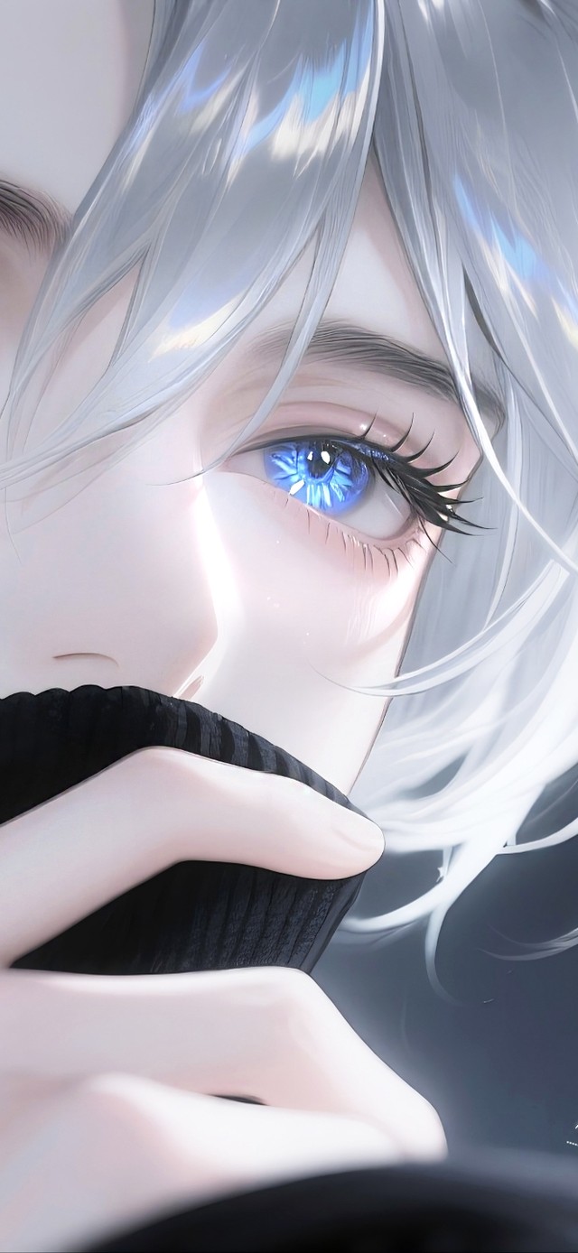 动漫帅哥-忧郁的星眸