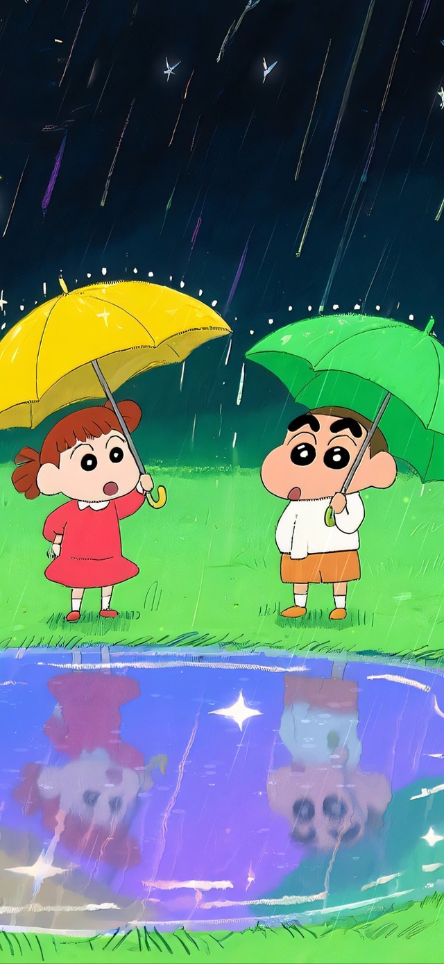 雨天小新和朋友们