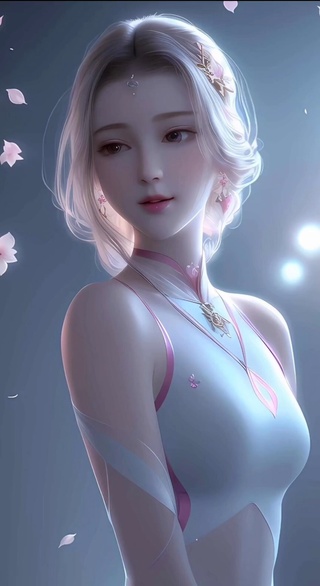 简约美女