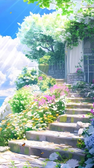海景花草树木