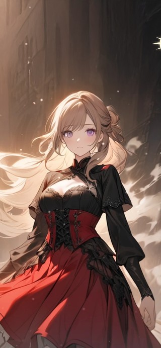 唯美金发少女
