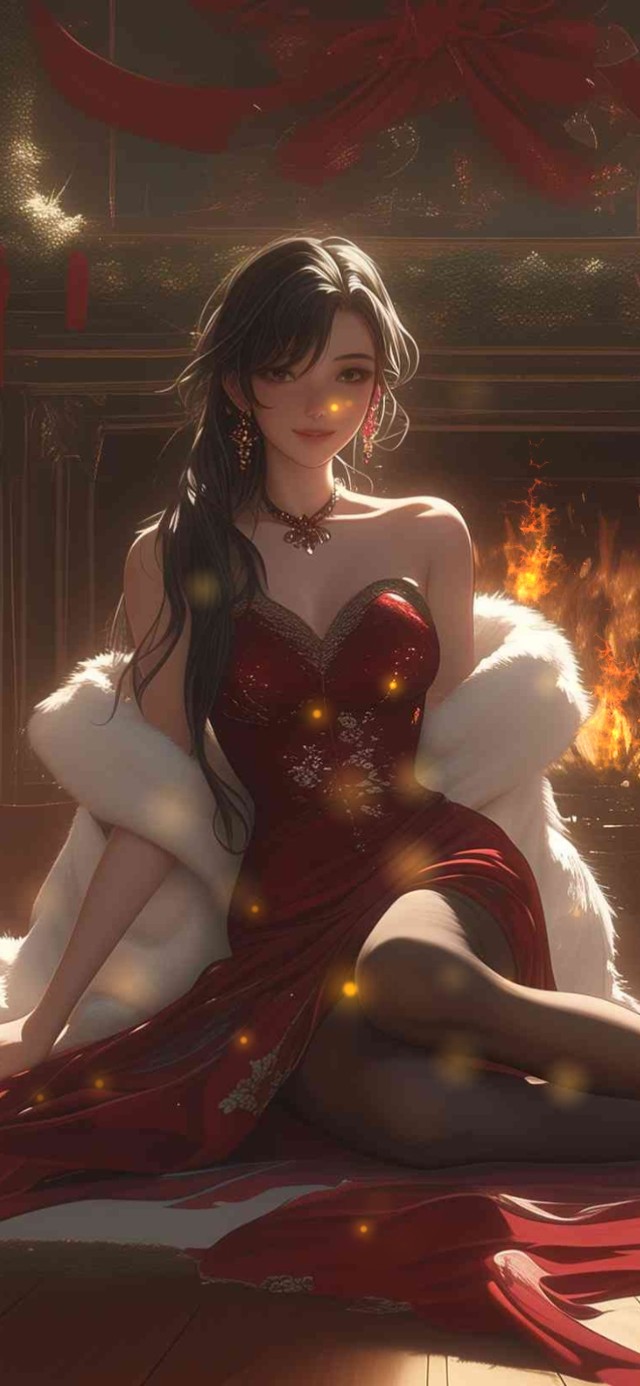 她的笑容像是夜空中最亮的星星