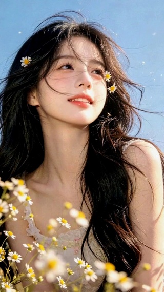 花海微风少女