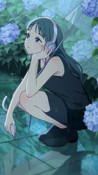 雨中女孩