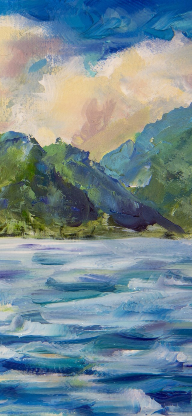 绿水青山（油画）