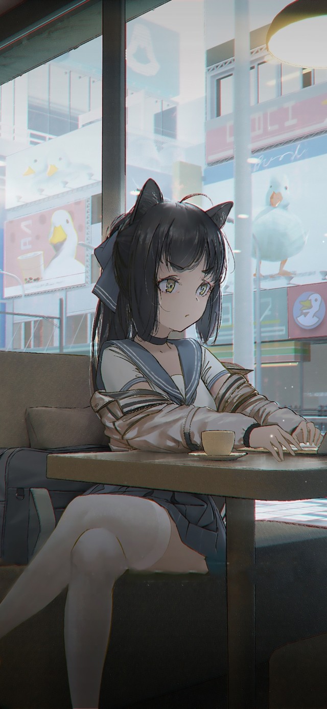 可爱唯美猫耳女孩