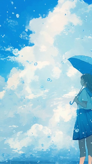 雨中漫步