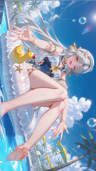 泳池少女珂莱塔