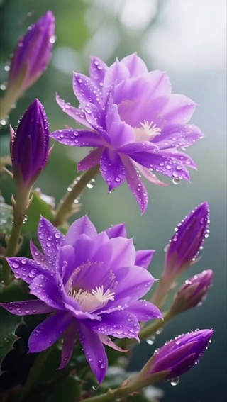 紫色昙花