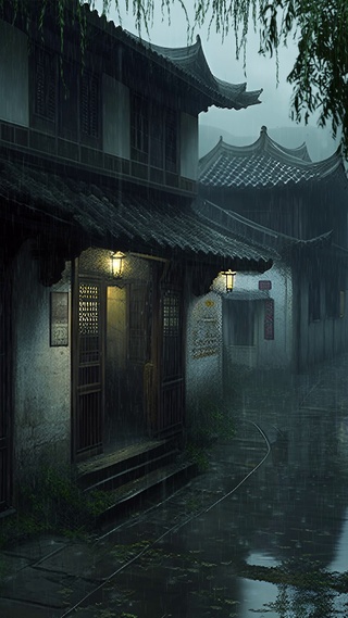 烟雨江南