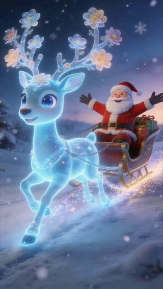 圣诞老人送礼物来了