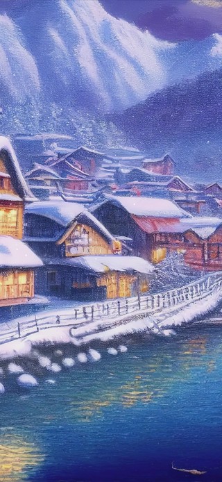 千山暮雪(美女手机动态壁纸) - 美女手机壁纸下载 - 元气壁纸