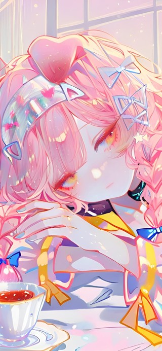 趴着的少女-澄闪