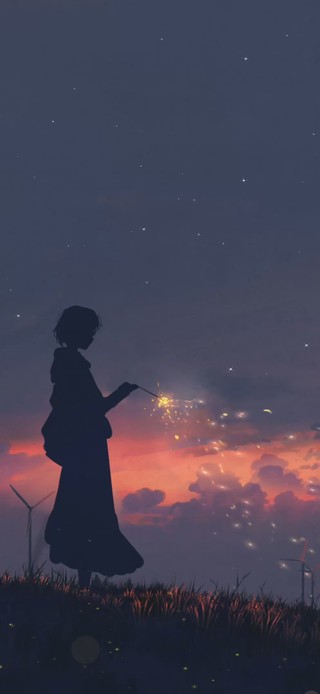 夜星星萤火虫