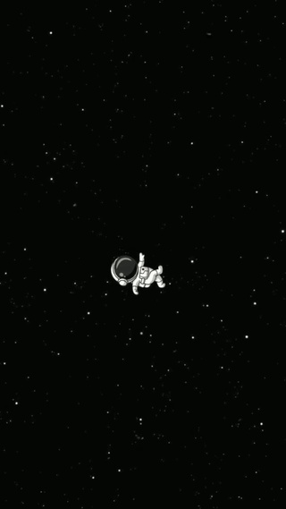太空人宇宙漂浮