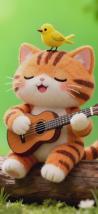 可爱猫咪快乐时光