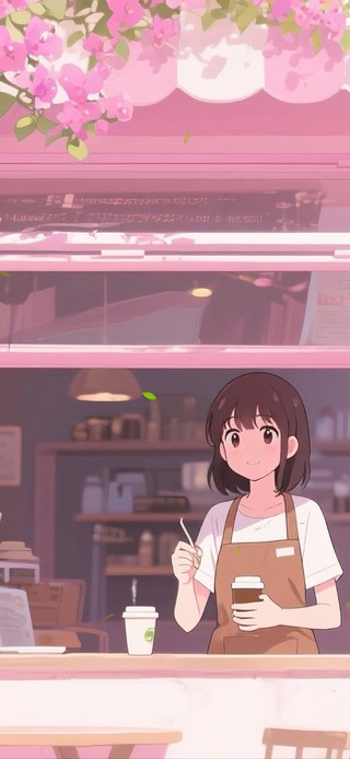 咖啡店女孩