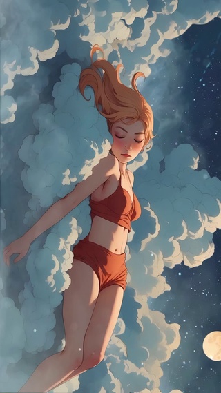 云端上的少女