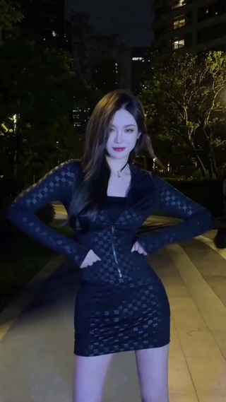 夜色美女