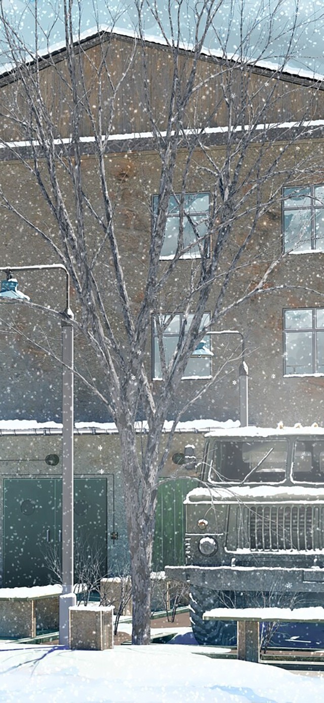 4K唯美治愈雪景