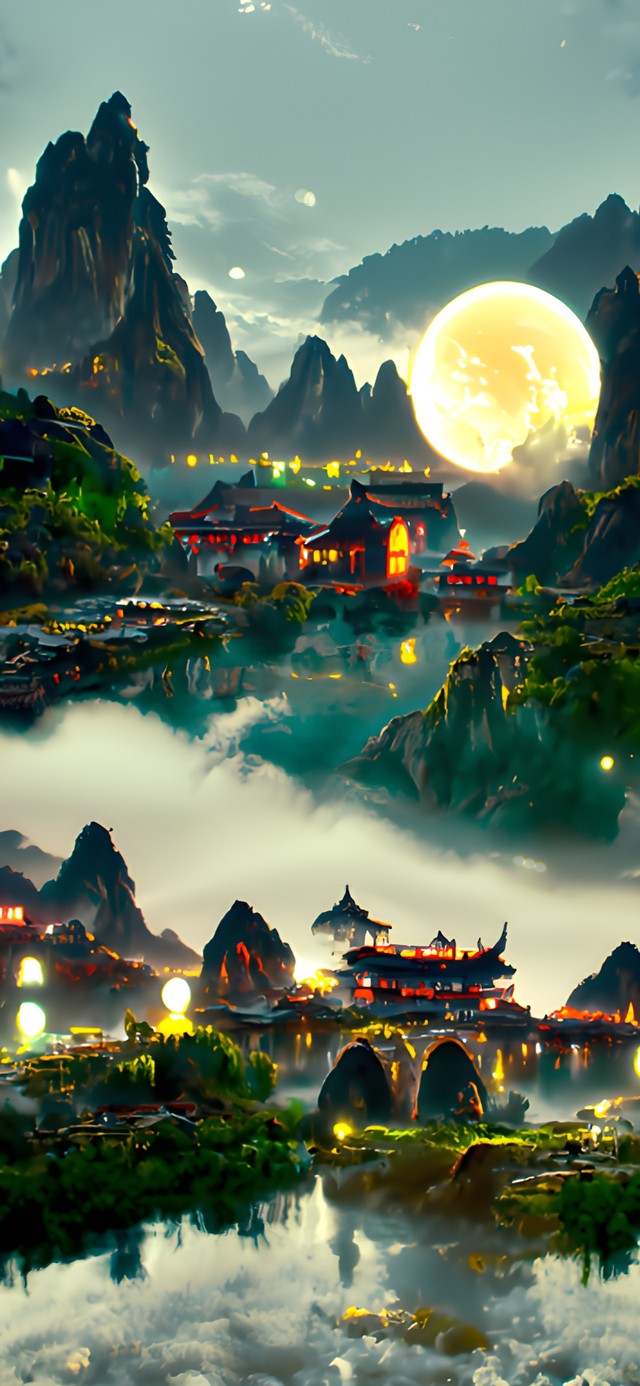 古风仙境(风景手机动态壁纸) - 风景手机壁纸下载 - 元气壁纸