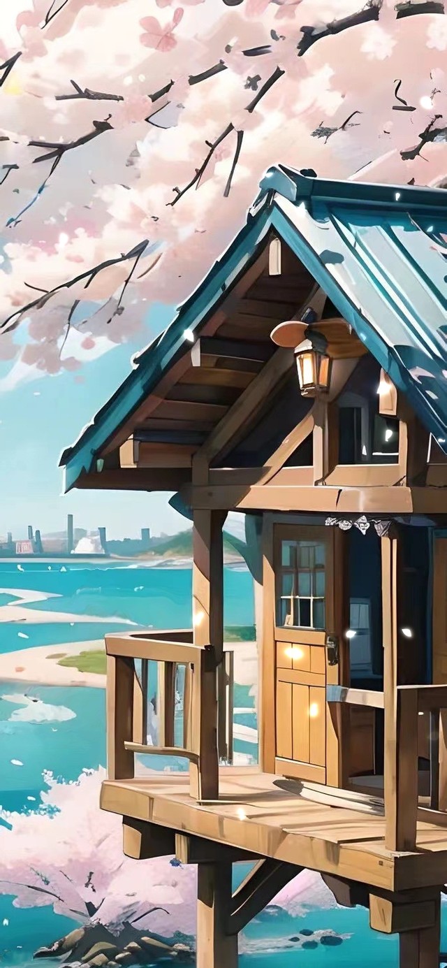 海边樱花小屋