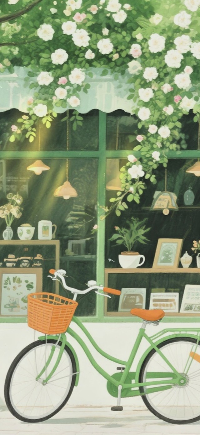 治愈护眼绿景