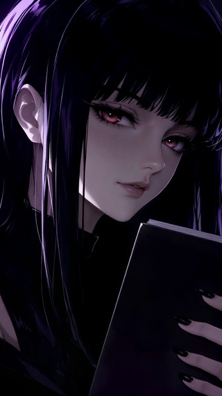 紫夜少女与黑猫