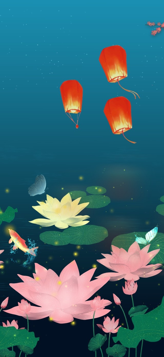 荷塘月色 安静治愈的夜晚